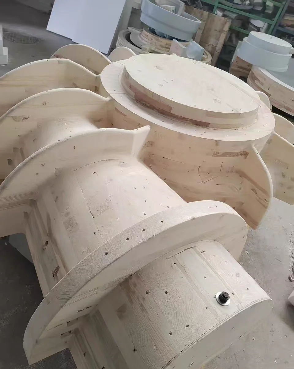 Timber pump casing pattern